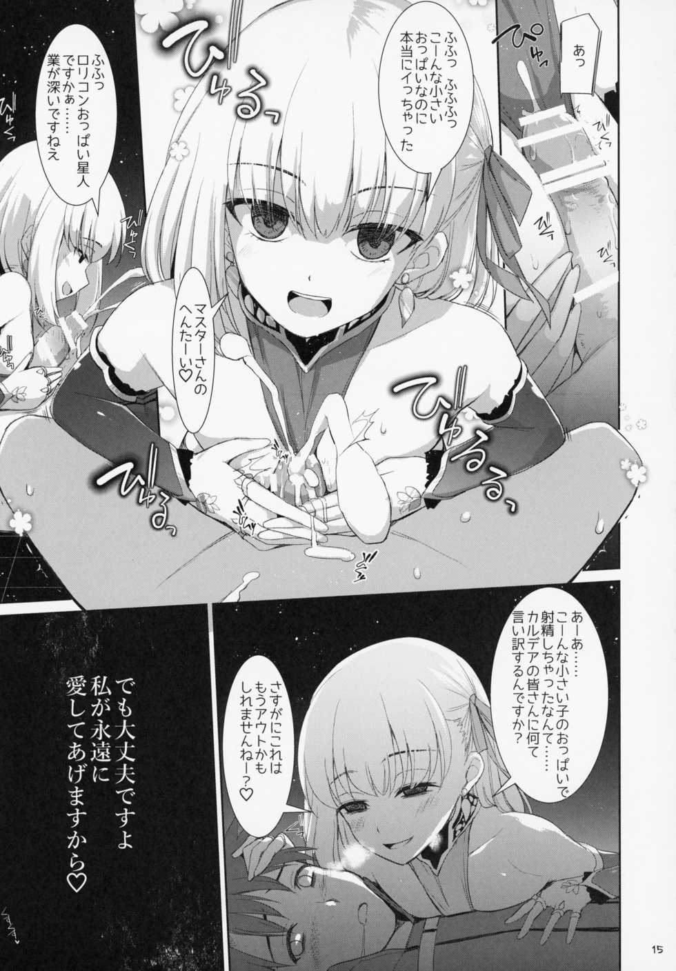 (COMIC1☆15) [TOYBOX, Kujira Logic (Kurikara, Kujiran)] Nyuuri Keizoku Kyousha Kikan Juu (Fate/Grand Order) - Page 14