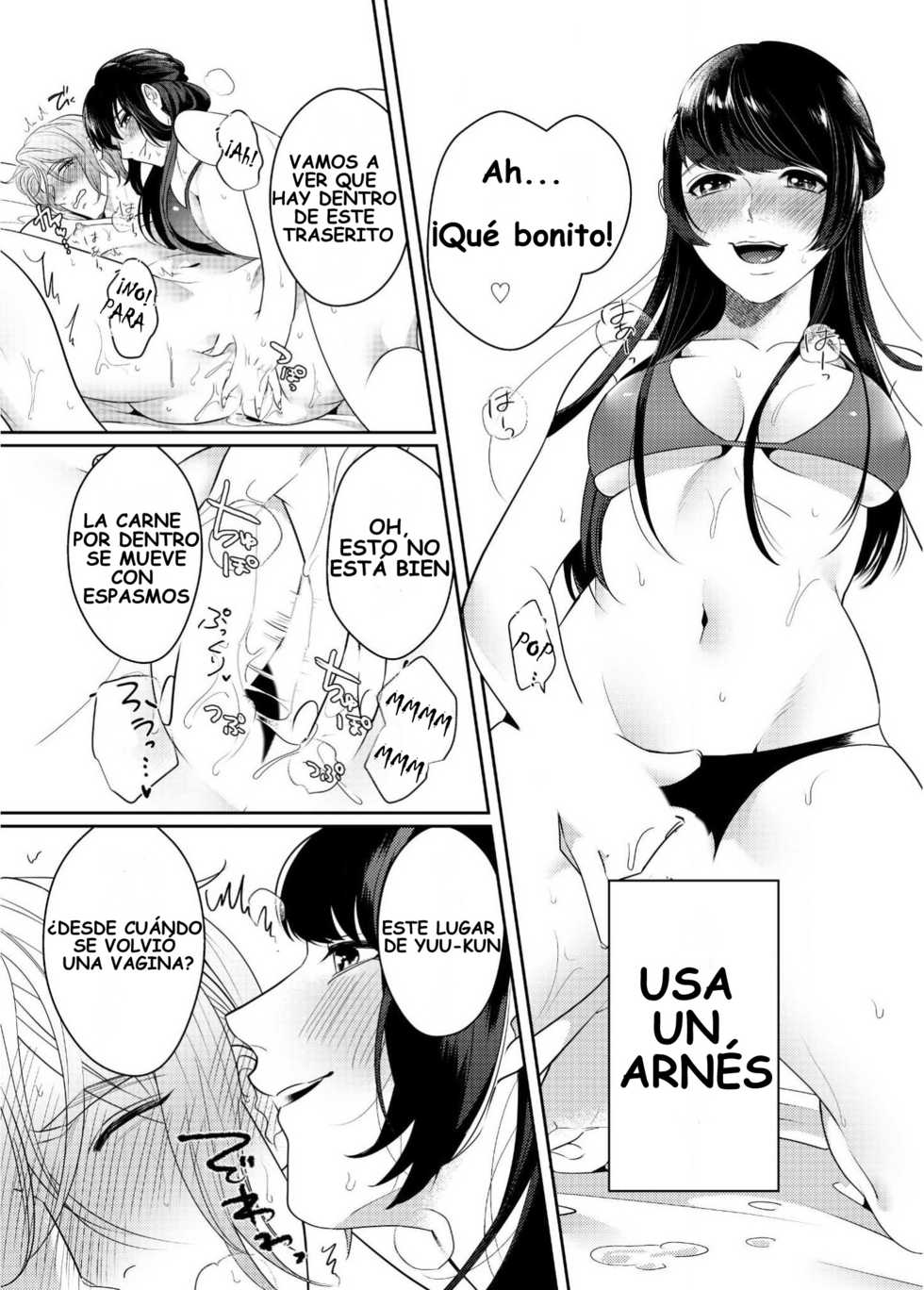 [Bonchi] PeniPan Joshi to Mesu Danshi | Chica con arnés y chico pasivo [Spanish] [SongShu] [Digital] - Page 3