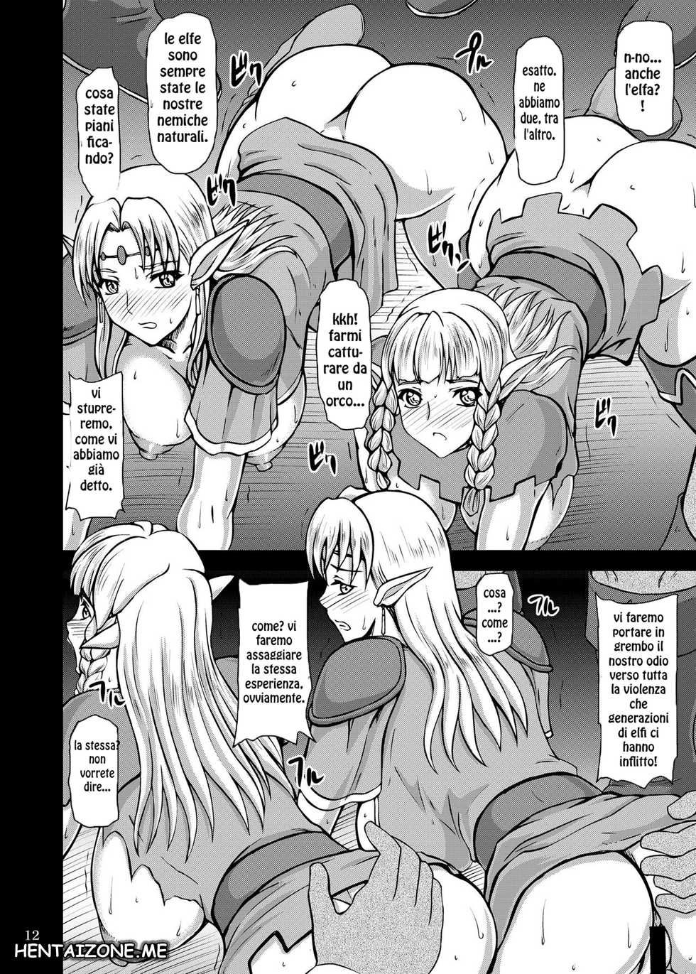 [Anglachel (Yamamura Natsuru)] Gyakushuu no Orc | Il contro attacco degli orchi (Dragon's Crown) [Italian] [Hentaizone.me] [Digital] - Page 11