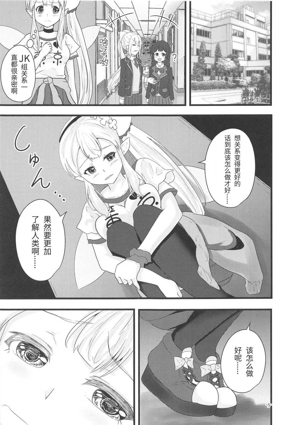 (C95) [Ice Lycoris (Yukiyanagi Yui)] Linaria no Kaori ni Sasowarete (Elf no Elu, Shizuka Rin) [Chinese] [彩虹社报] - Page 4