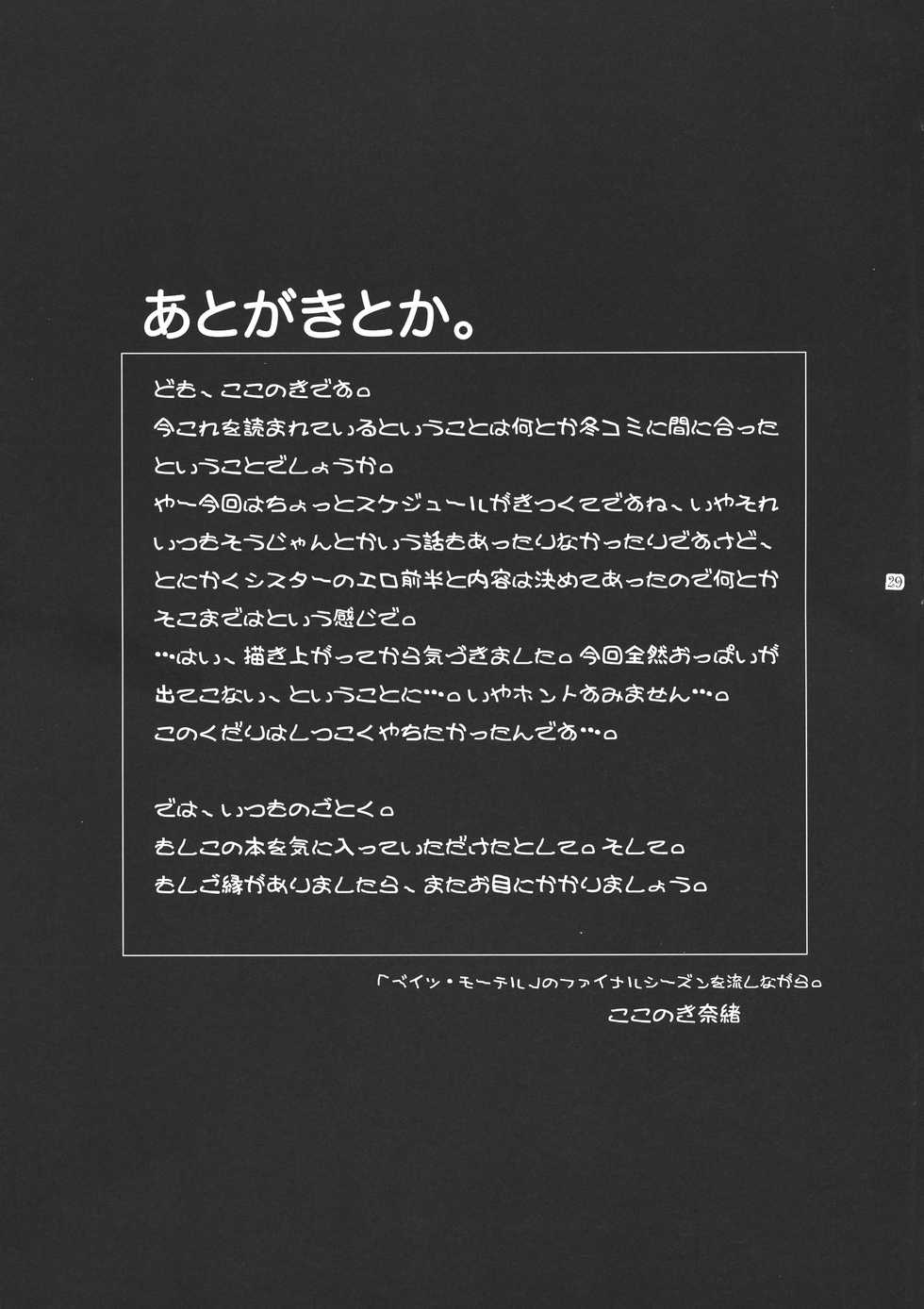 (C95) [Kokonokiya (Kokonoki Nao)] Kyoukai. 2 - Page 29