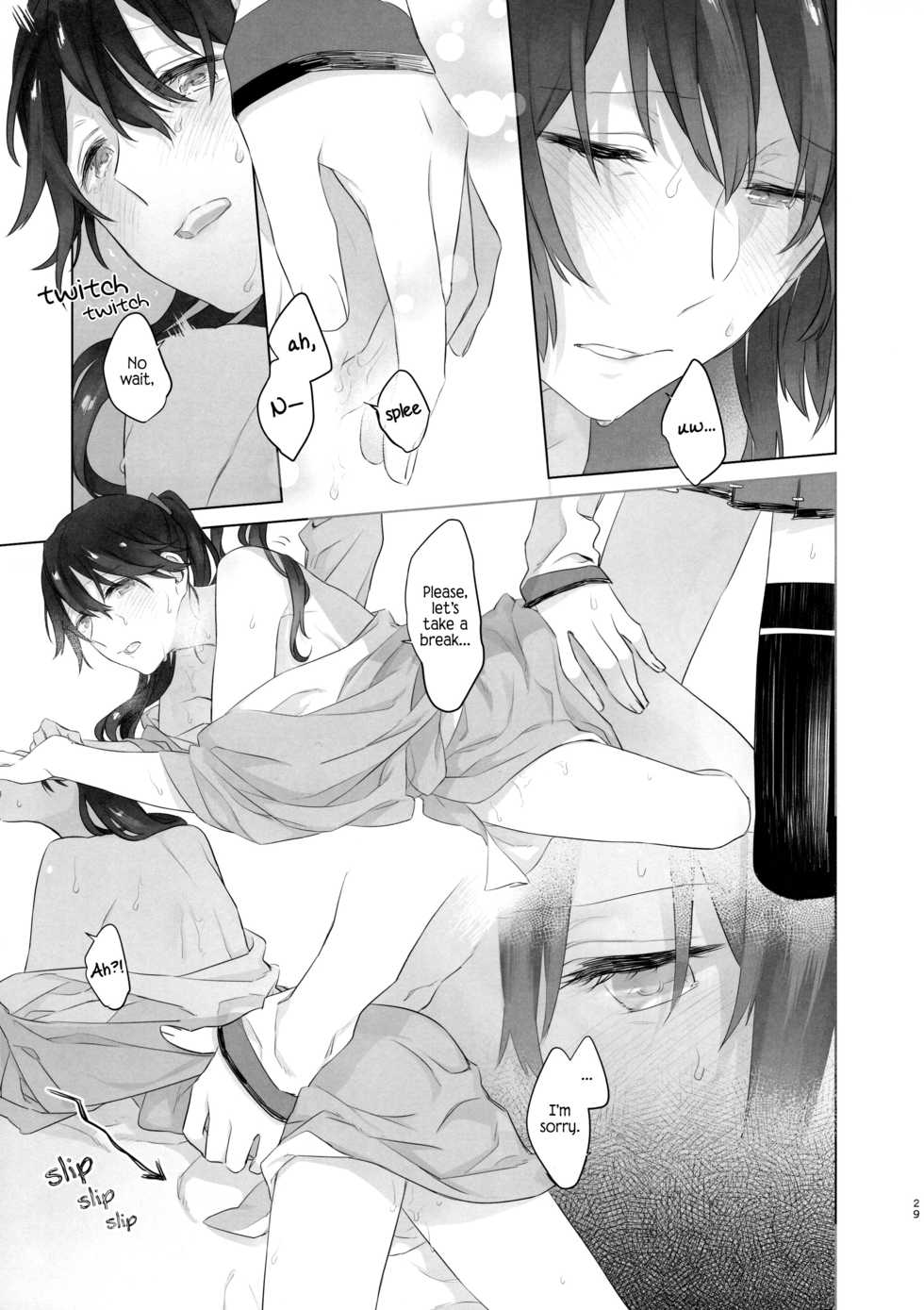 (C95) [Sleeper (Nekomura, match)] Ameagari no Hanayome - She became my bride after the rain. (Kantai Collection -KanColle-) [English] [JasmineTea] - Page 28