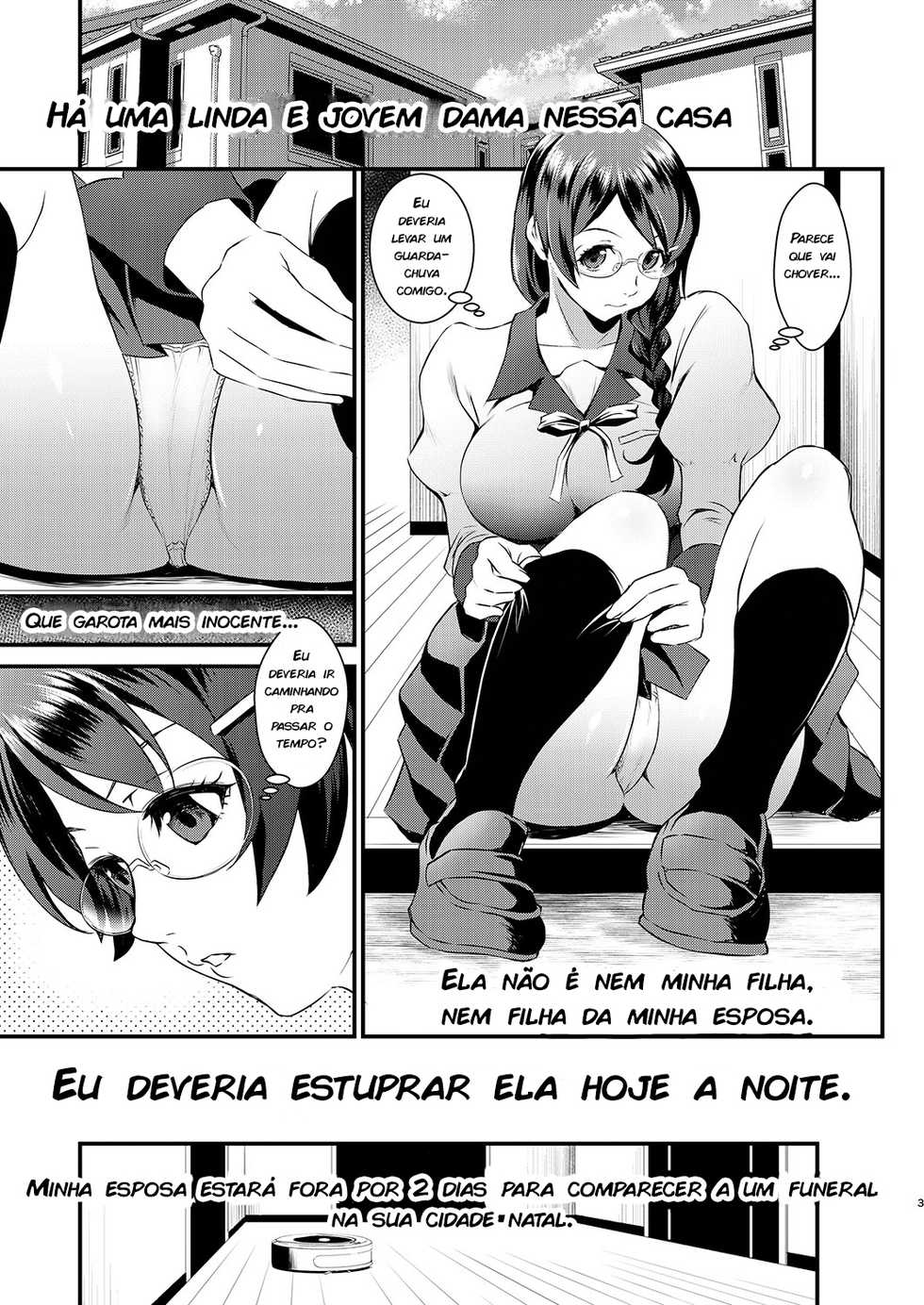 [Metabocafe Offensive Smell Uproar (Itachou)] Rouka no Musume (Bakemonogatari) [Digital] [Portuguese-BR] [zk3y] - Page 3