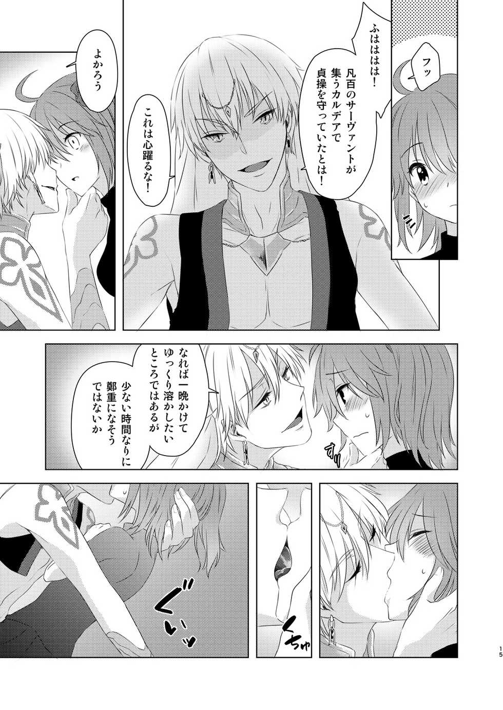 [Winter Garden (Fujii Chifumi)] Watashi wa Kibou no Hoshi o Miru - I see my only hope star. (Fate/Grand Order) [Digital] - Page 13