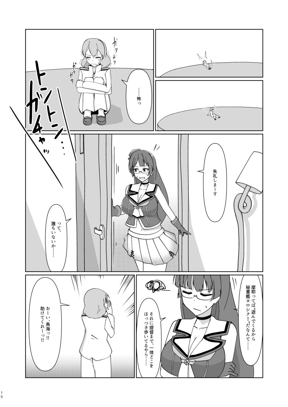[TAKAIWERKS (Takai Sen)] Chibi na Omae wa Atashi no Omocha (Kantai Collection -KanColle-) [Digital] - Page 9