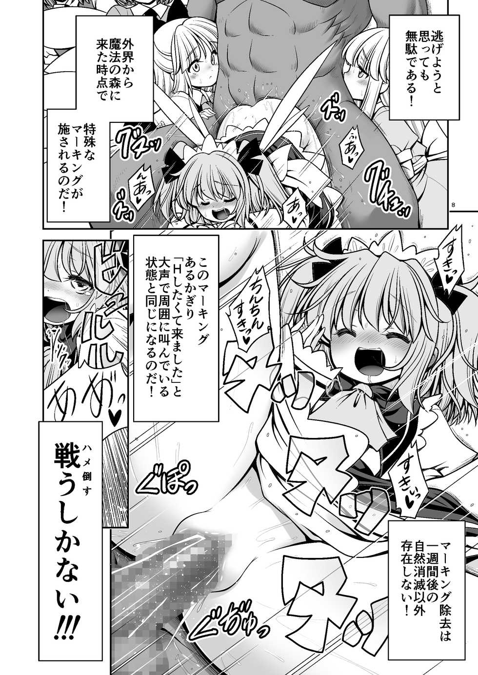 [Yosutebito na Mangakaki (Tomoki Tomonori)] Nureru Mahounomori (Touhou Project) [Digital] - Page 8