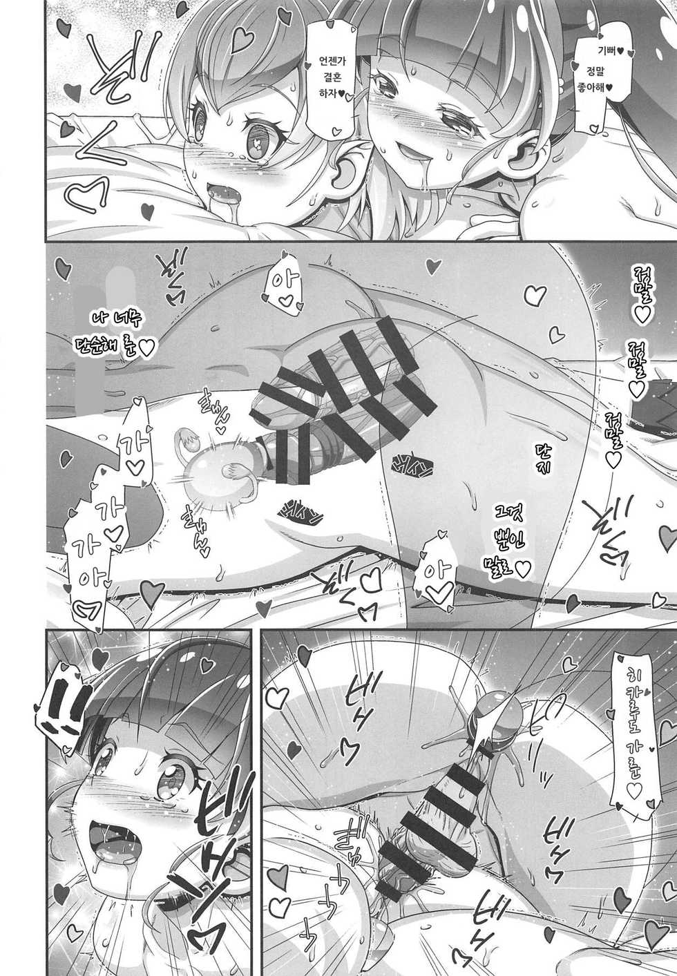 (COMIC1☆15) [Gambler Club (Kousaka Jun))] Star Twinkle PuniCure | 스티 트윙클 푸니큐어 (Star Twinkle PreCure) [Korean] [아이카츠! 갤러리] - Page 19