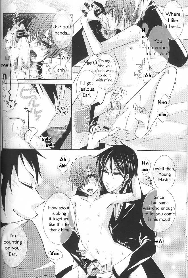 [Pink Kitten (Naokichi.)] Kichiku Moralism | Devil Moralism (Black Butler) [English] [Hermit-Moon] - Page 25