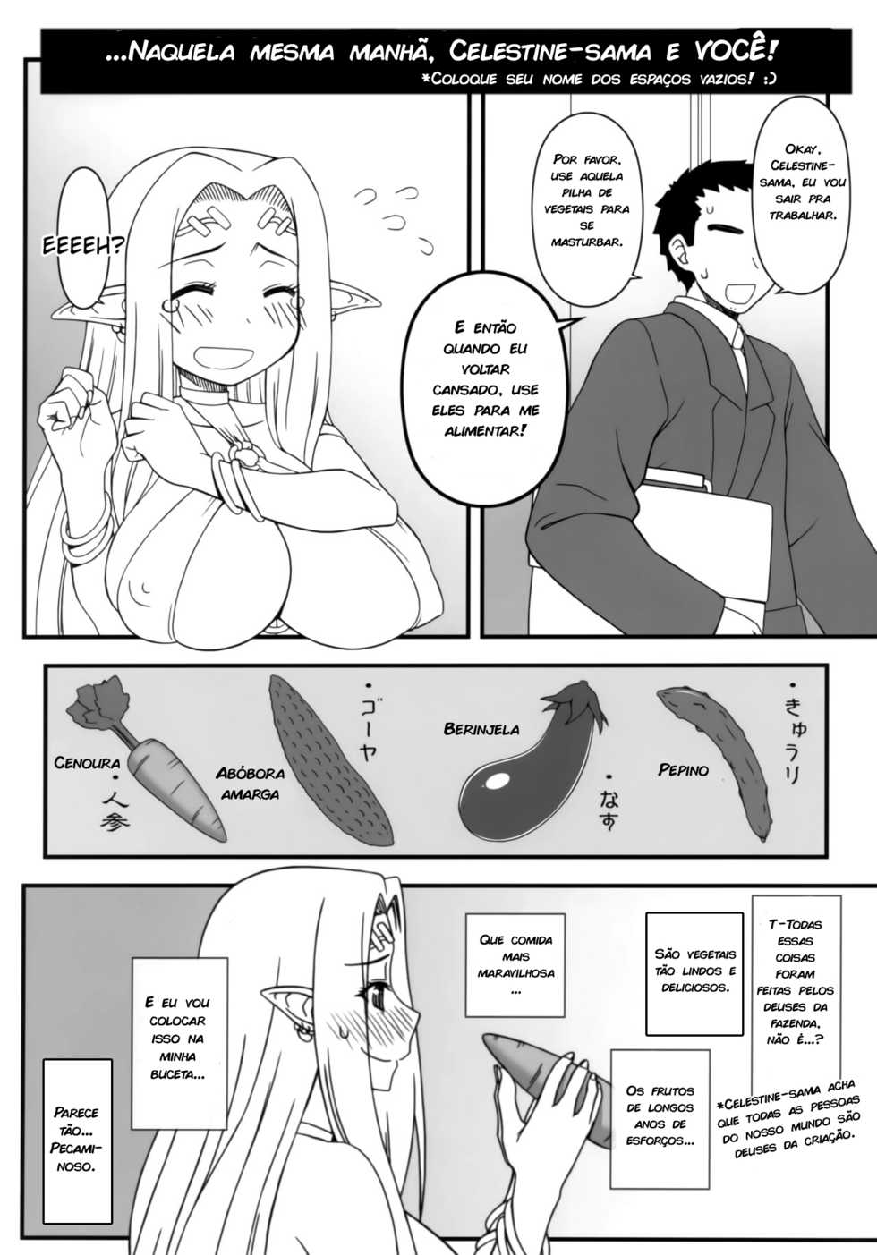 (C95) [Gachinko Shobou (Kobanya Koban)] Kuro no Joou no Isekai Seikatsu 2 (Kuroinu ~Kedakaki Seijo wa Hakudaku ni Somaru~) [Portuguese-BR] [zk3y] - Page 23