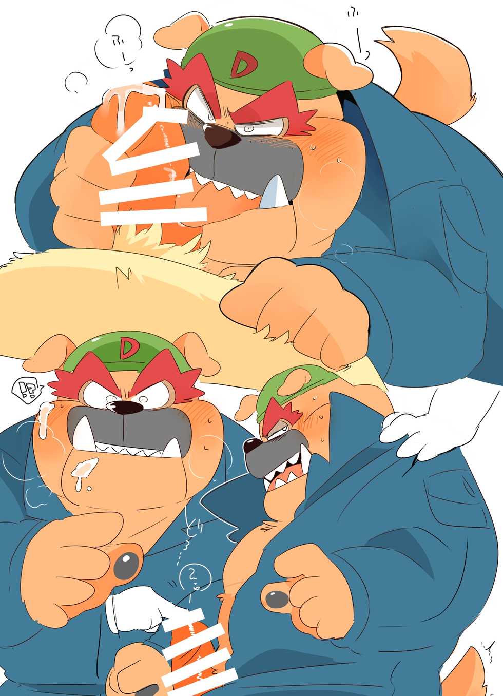 (Shinshun Kemoket 5) [Kokemomo (Hyaku)] Kemono dakara Shikatanai! (Warioware) - Page 4