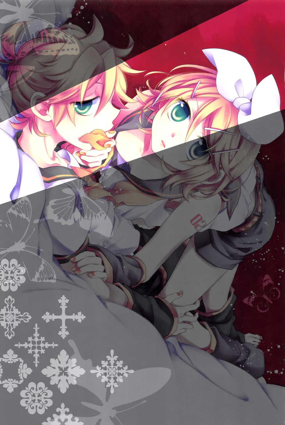 (C92) [SEVENTHSTAR (59)] Kagamine Len x Rin Seijin Muke Sairokushuu RECORD Rimen (VOCALOID) [English] {jtanonymus} [Incomplete] - Page 2