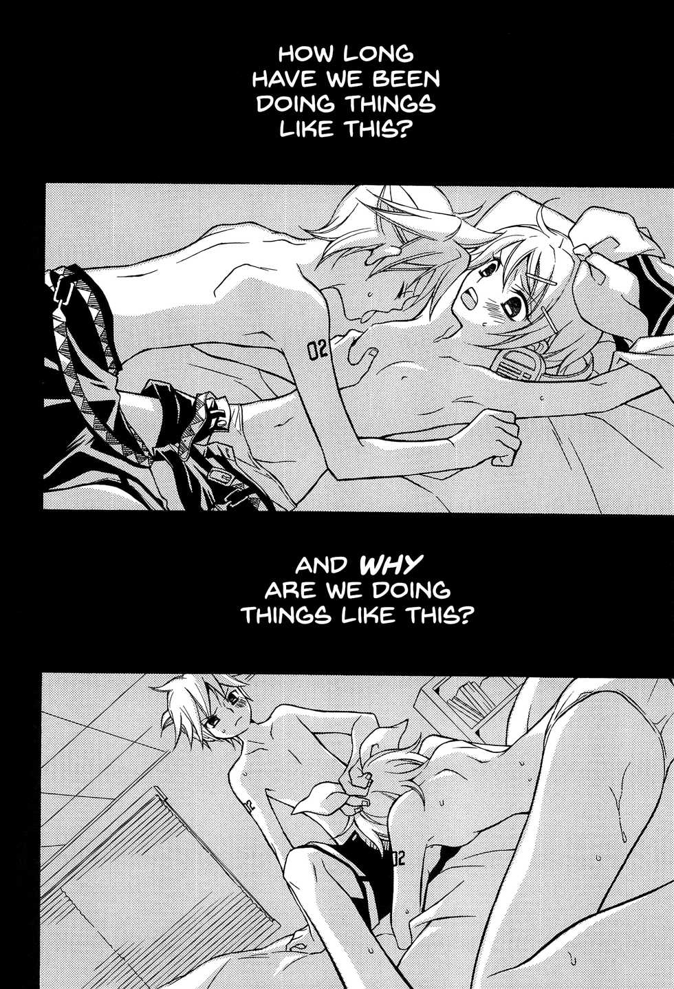 (C92) [SEVENTHSTAR (59)] Kagamine Len x Rin Seijin Muke Sairokushuu RECORD Rimen (VOCALOID) [English] {jtanonymus} [Incomplete] - Page 9