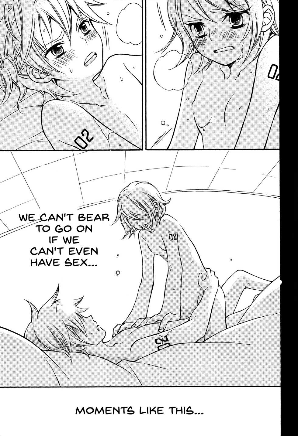 (C92) [SEVENTHSTAR (59)] Kagamine Len x Rin Seijin Muke Sairokushuu RECORD Rimen (VOCALOID) [English] {jtanonymus} [Incomplete] - Page 12