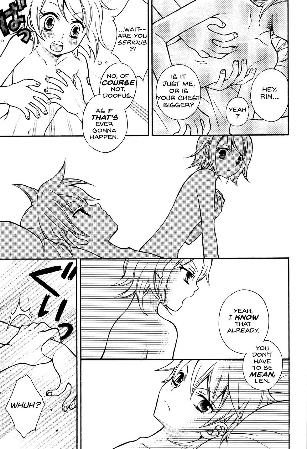 (C92) [SEVENTHSTAR (59)] Kagamine Len x Rin Seijin Muke Sairokushuu RECORD Rimen (VOCALOID) [English] {jtanonymus} [Incomplete] - Page 14