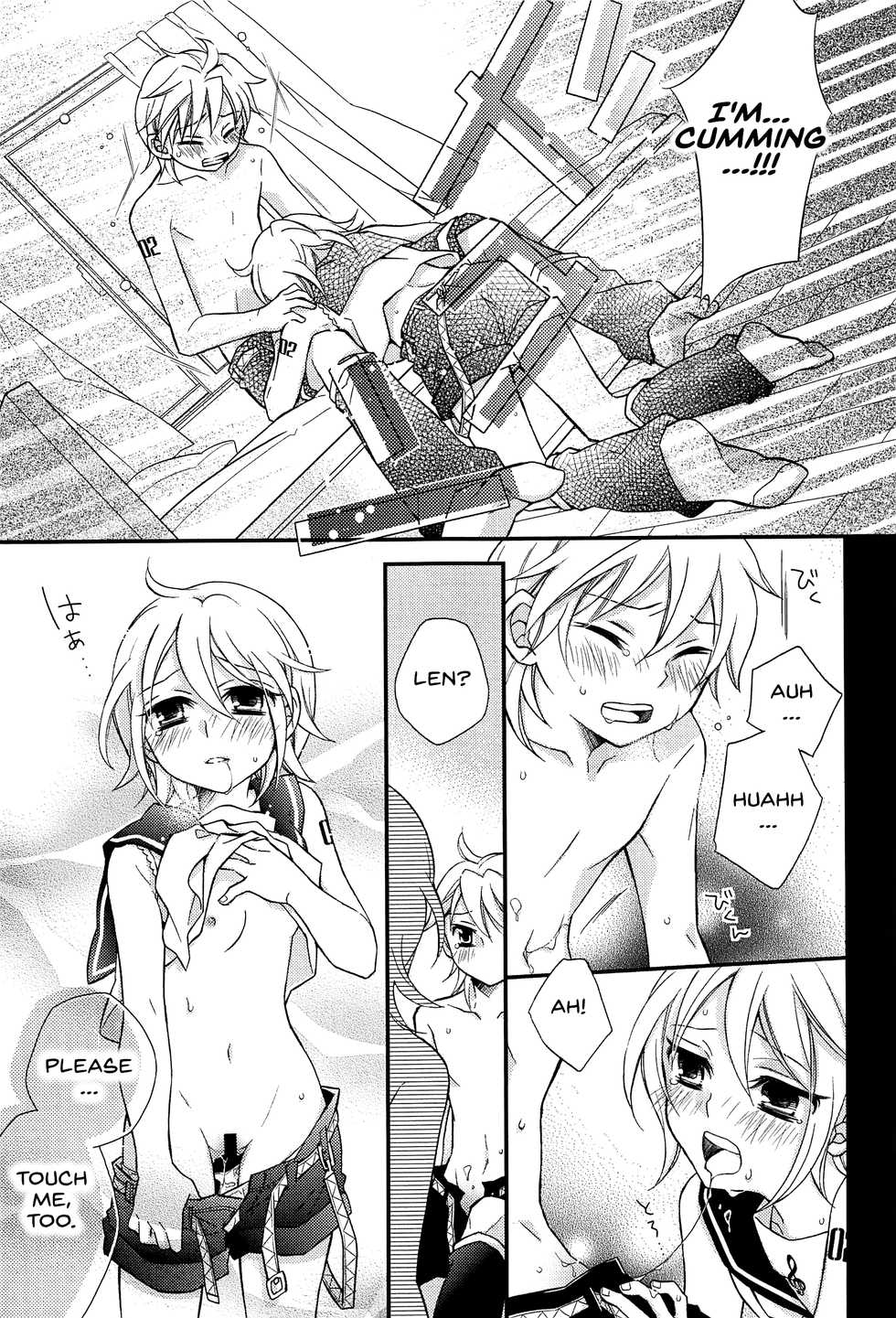 (C92) [SEVENTHSTAR (59)] Kagamine Len x Rin Seijin Muke Sairokushuu RECORD Rimen (VOCALOID) [English] {jtanonymus} [Incomplete] - Page 24