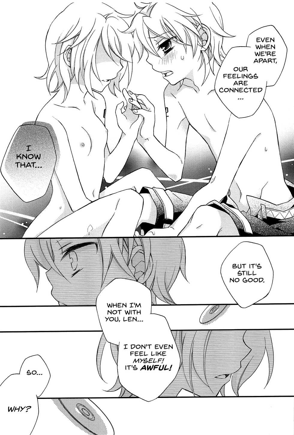 (C92) [SEVENTHSTAR (59)] Kagamine Len x Rin Seijin Muke Sairokushuu RECORD Rimen (VOCALOID) [English] {jtanonymus} [Incomplete] - Page 26