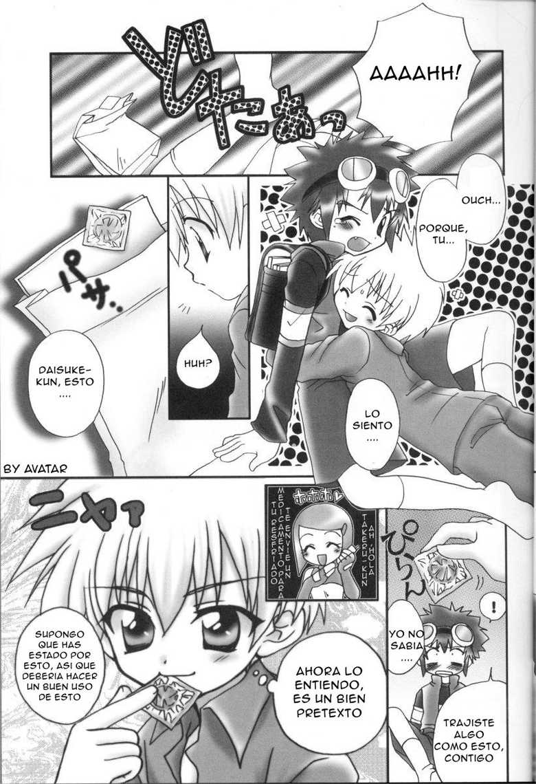 (C61) [Houkago Paradise (Sasorigatame)] Honey Cap (Digimon Adventure 02) [Spanish] [Avatar-kun] - Page 8