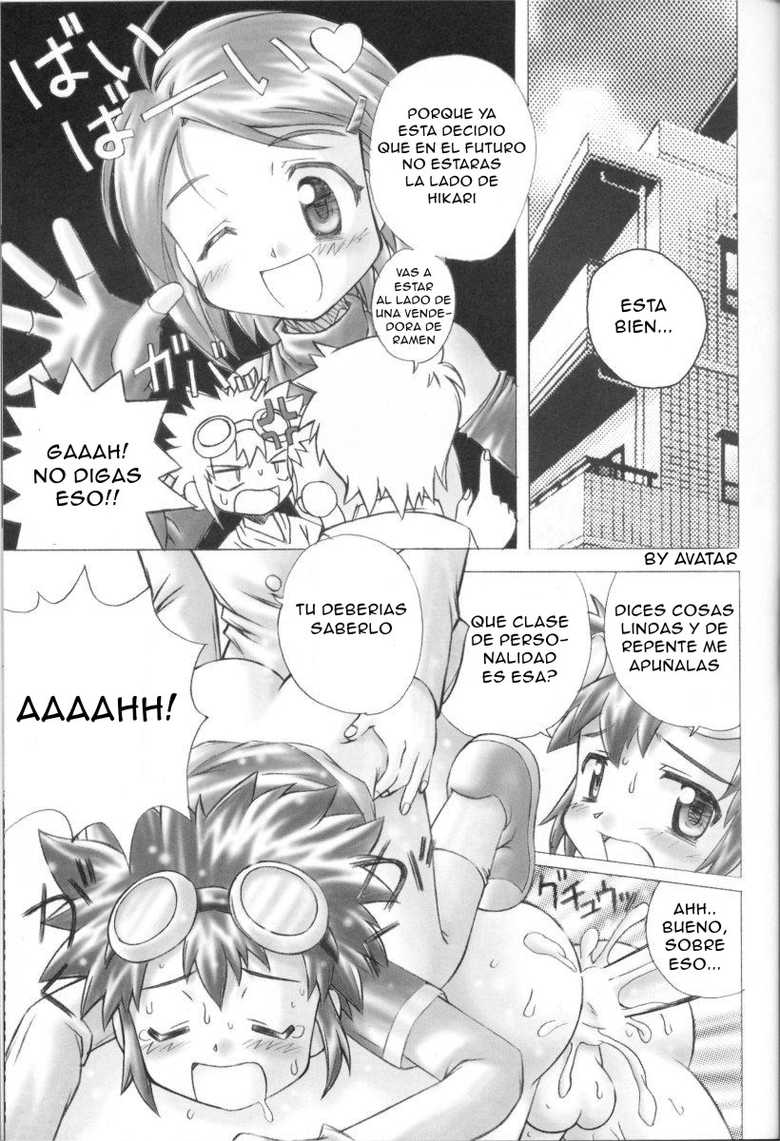 (C61) [Houkago Paradise (Sasorigatame)] Honey Cap (Digimon Adventure 02) [Spanish] [Avatar-kun] - Page 20
