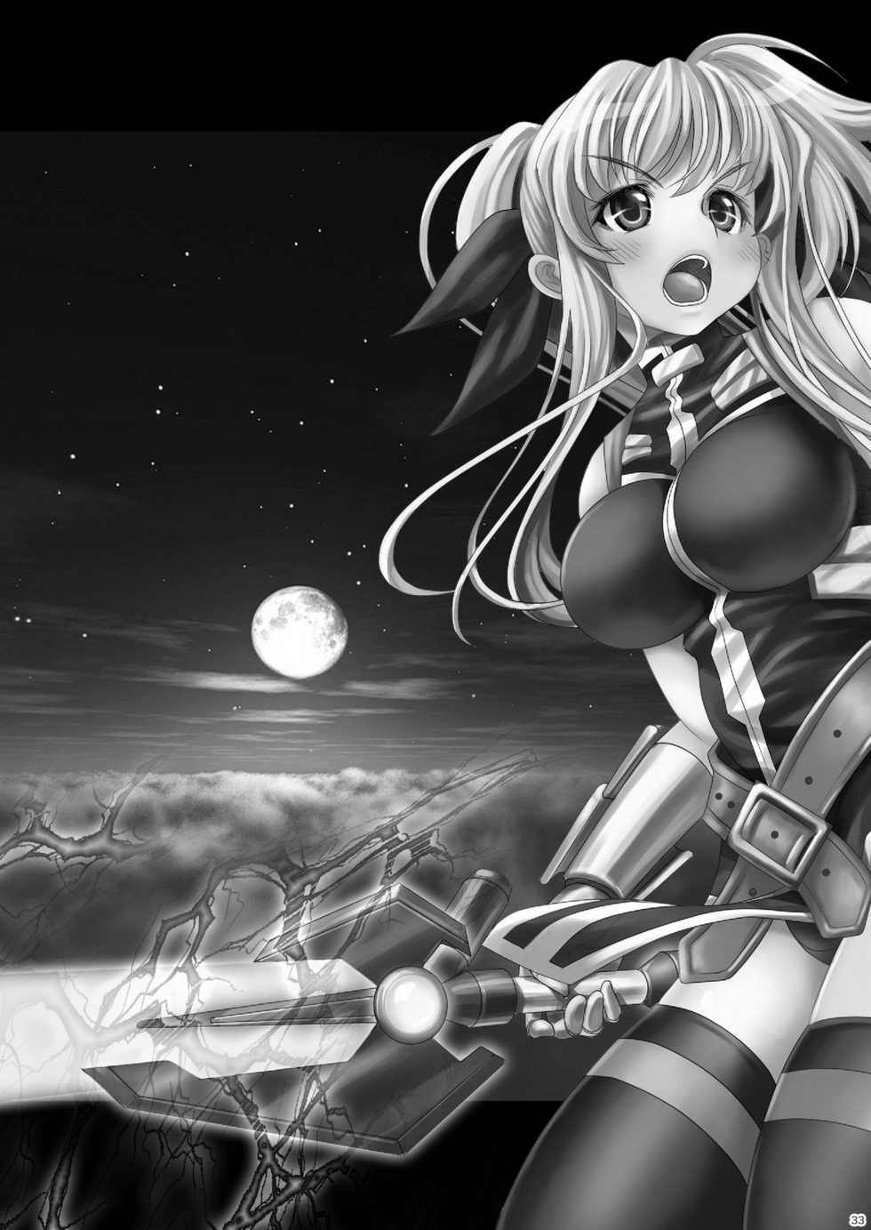 (C80) [Metabocafe Offensive Smell Uproar (Itachou, Kakiko)] Minami no Shima de Kiki 100-patsu (Mahou Shoujo Lyrical Nanoha) [Chinese] [Kouga×新桥月白日语社] - Page 33