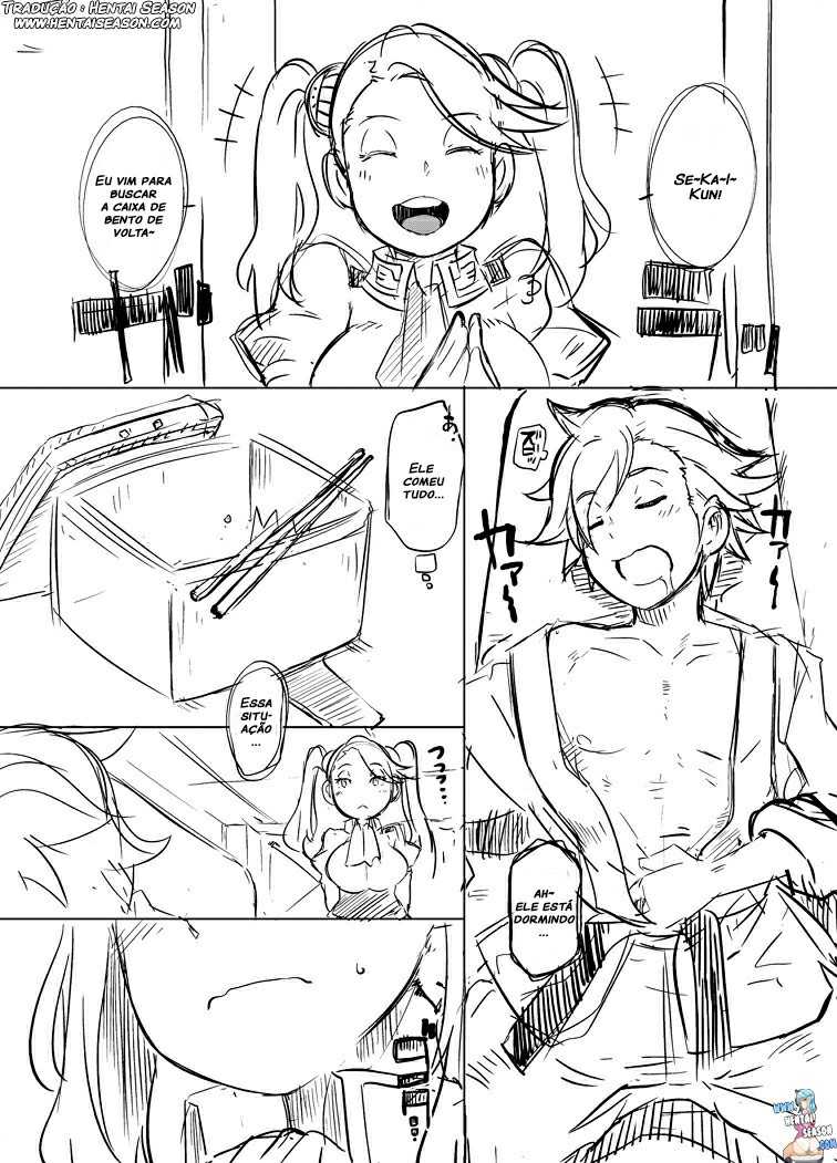 (SC65) [EROQUIS! (Butcha-U)] Gyanko no Hayaben Copy Bon deshou ga! (Gundam Build Fighters Try) [Portuguese-BR] [Hentai Season] - Page 2