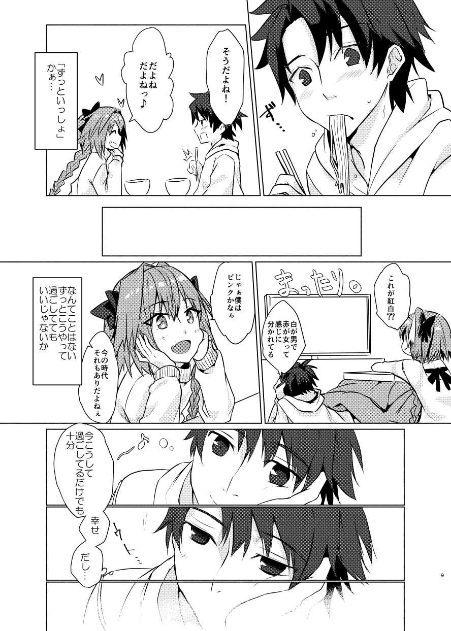 [Nekorobi (Nakajima Kotoko)] Astolfo-kun to Nenmatsu ni Ichaicha Sugosu Hon (Fate/Grand Order) [Digital] - Page 8