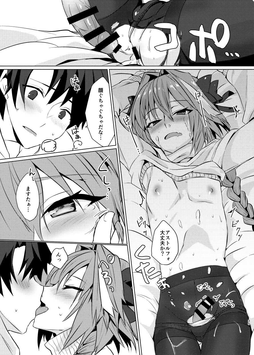 [Nekorobi (Nakajima Kotoko)] Astolfo-kun to Nenmatsu ni Ichaicha Sugosu Hon (Fate/Grand Order) [Digital] - Page 34