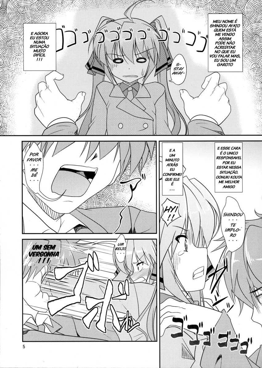 (Otokonoko Festival) [High-Spirit (Aogiri Penta)] Josou Musuko Vol. 05 (Josou Sanmyaku) [Portuguese-BR] [LIANEF] - Page 4