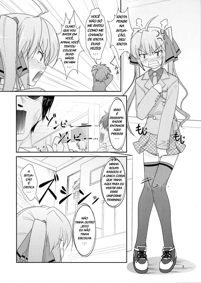 (Otokonoko Festival) [High-Spirit (Aogiri Penta)] Josou Musuko Vol. 05 (Josou Sanmyaku) [Portuguese-BR] [LIANEF] - Page 5