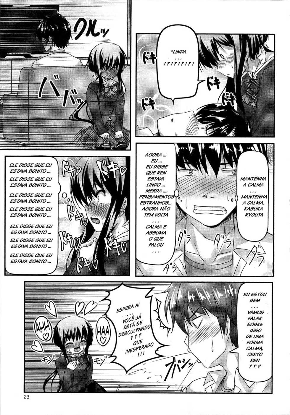 [Aogiri Penta] Oshikake Pretty! (Josou Shounen Anthology Mushiro, Gohoubi 2) [Portuguese-BR] [LIANEF] - Page 5