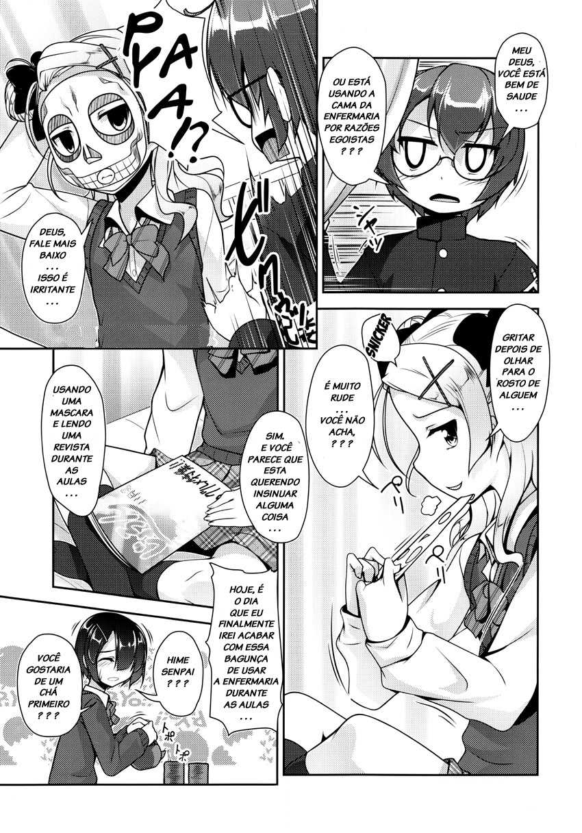 (C89) [High-Spirit (Aogiri Penta)] Hokenshitsu no JK-san 3 [Portuguese-BR] [LIANEF] - Page 6