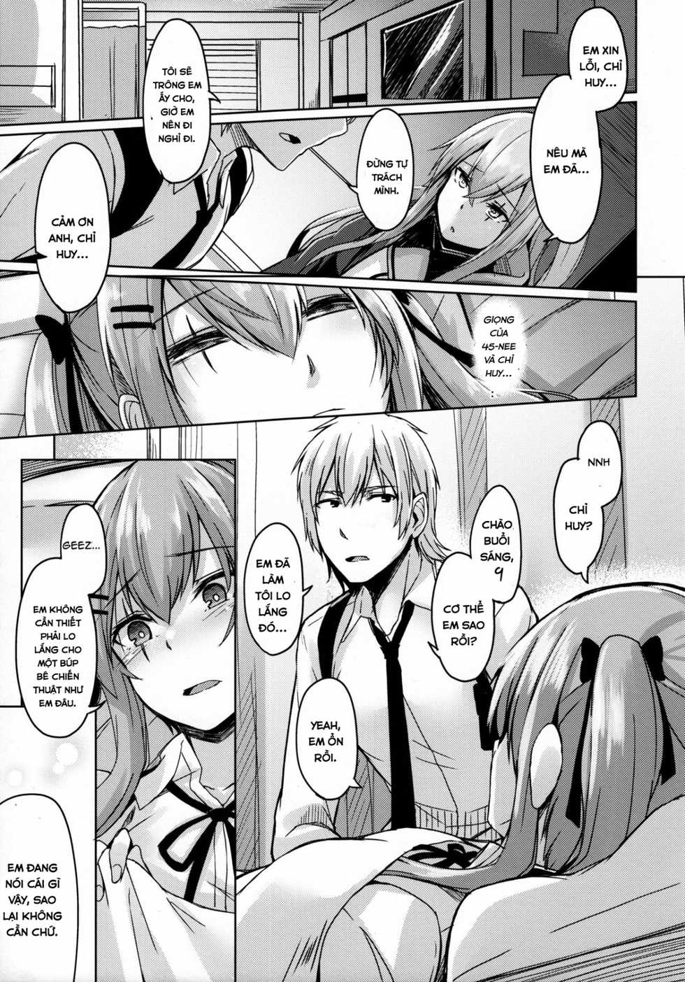 (C95) [ZIGZAG (Hirno)] UMP Kazoku Keikaku (Girls' Frontline) [Vietnamese Tiếng Việt] [499HentaiEditors] - Page 5