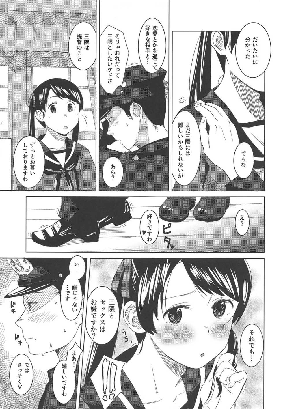 (COMIC1☆15) [Kuuchuusen (mko)] Raspberry Kiss (Kantai Collection -KanColle-) - Page 4