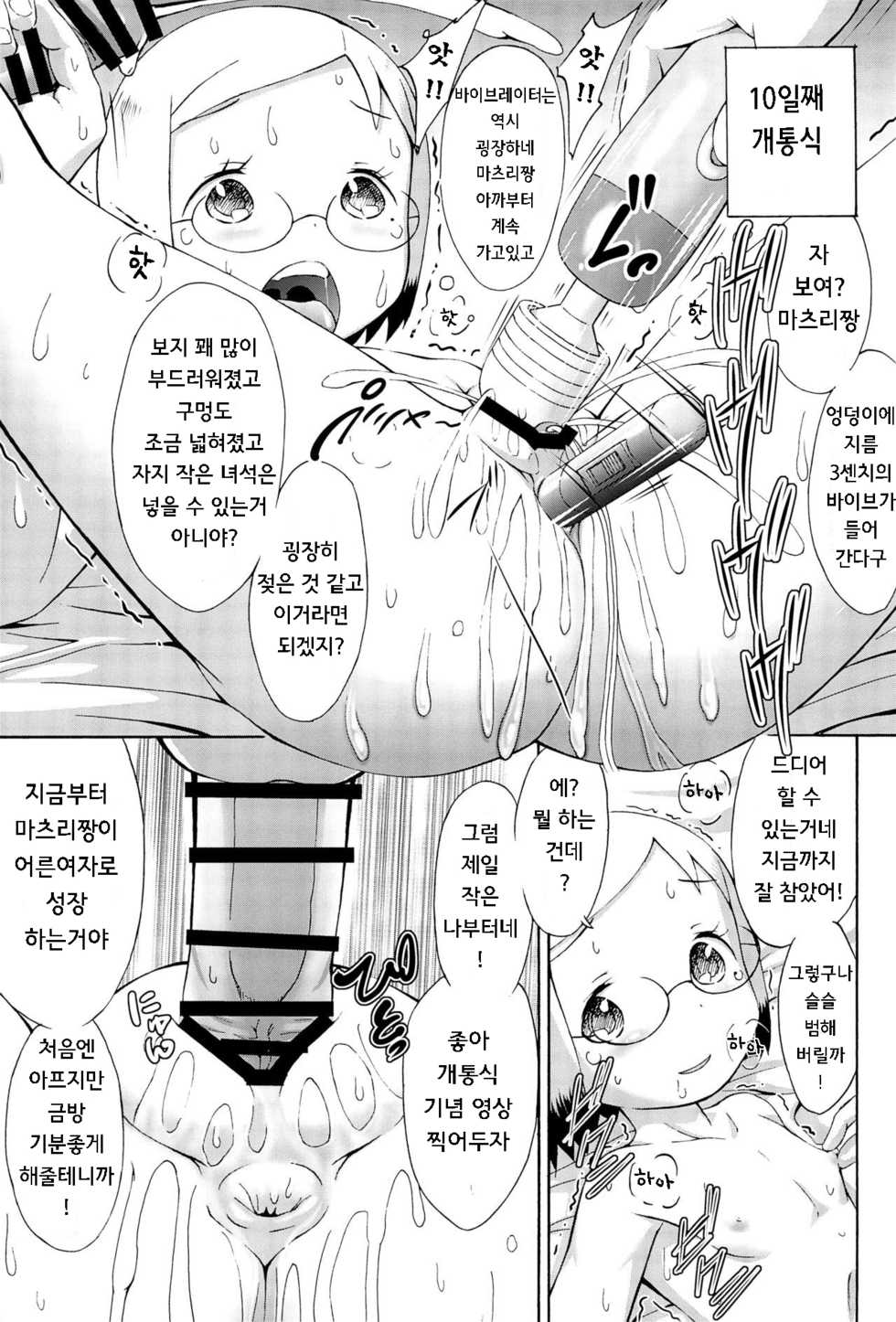 (C85) [Seza Team (sezan)] mashimaro ism Matsuri-chan to Asobou (Ichigo Mashimaro) [Korean] [도레솔] - Page 14