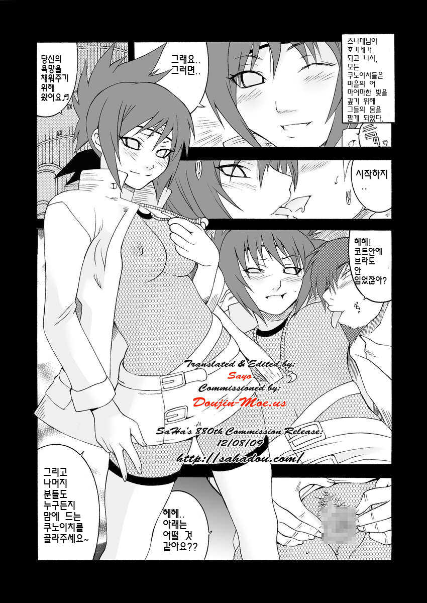 (C67) [MGW (Isou Doubaku)] Q.N.T.3 (Naruto) [Korean] - Page 2