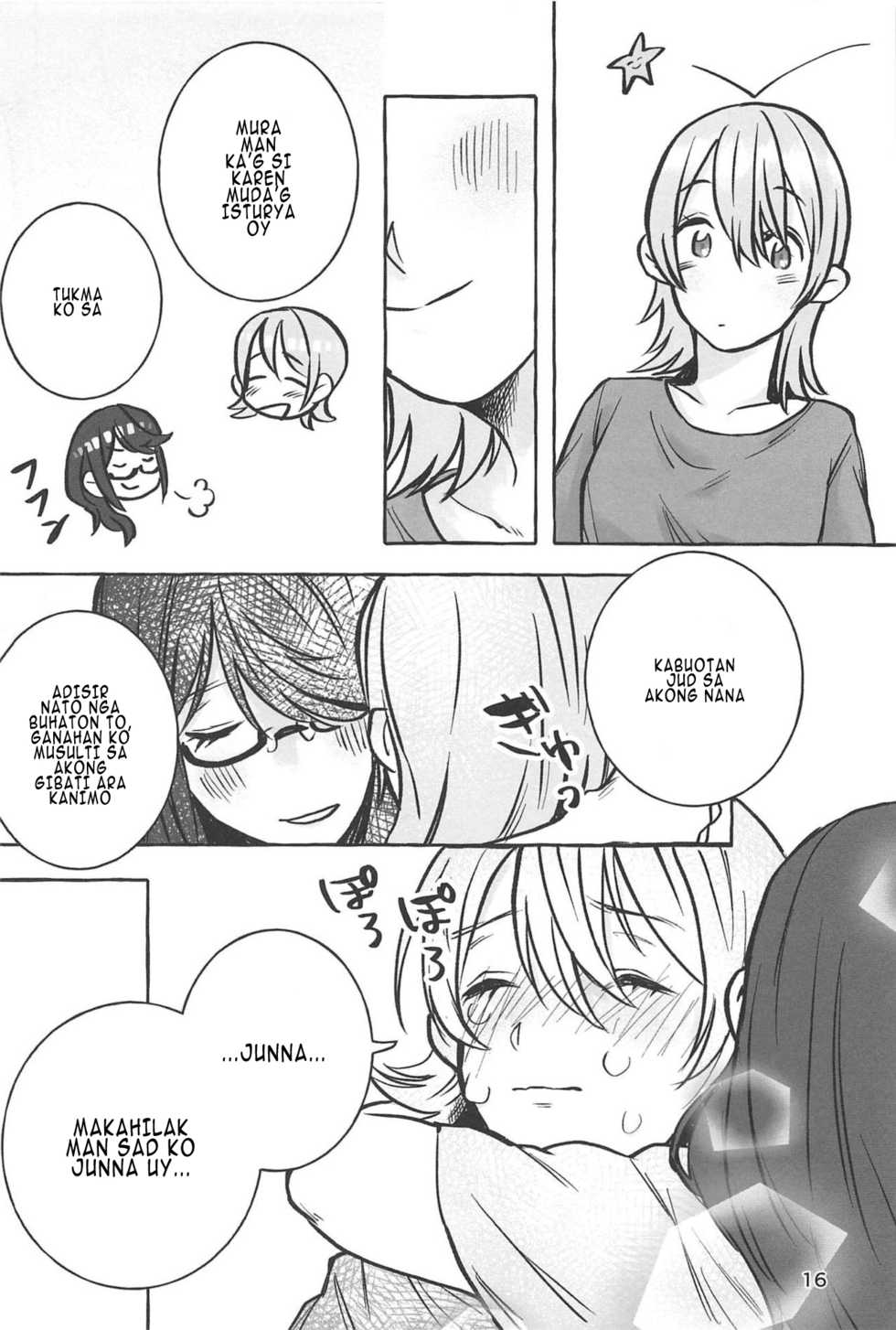 (Girls Love Festival 25) [chabochaboseinikuten (chabo)] manimani | masulundon (Shoujo Kageki Revue Starlight) [Binisaya] - Page 15
