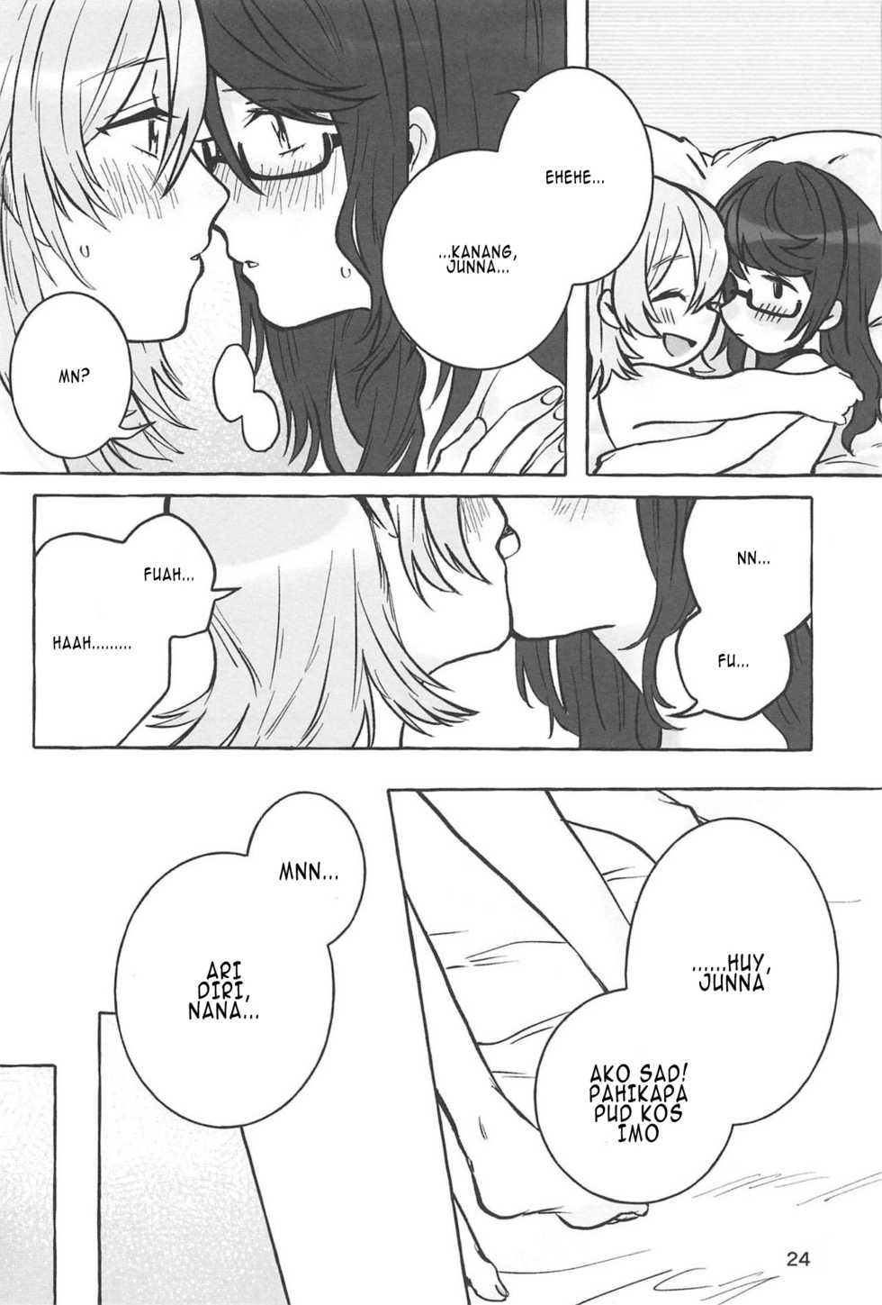 (Girls Love Festival 25) [chabochaboseinikuten (chabo)] manimani | masulundon (Shoujo Kageki Revue Starlight) [Binisaya] - Page 23