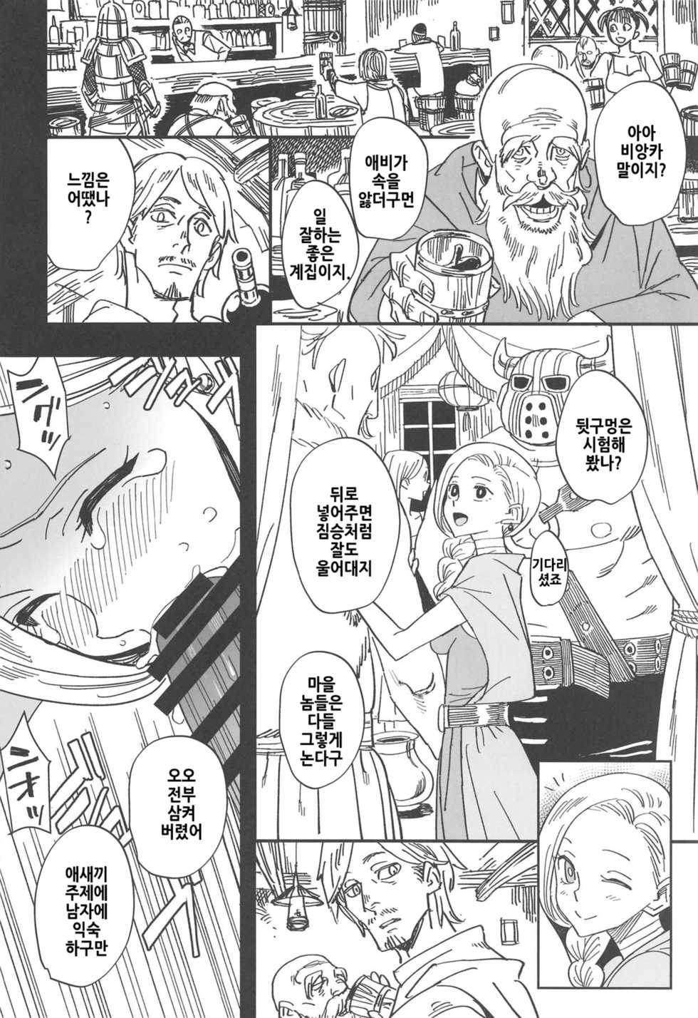 (COMIC1☆15) [VOLVOX (Kizaki)] Mamono no Hanayome - Devil's Bride | 마물의 신부 (Dragon Quest V) [Korean] - Page 5