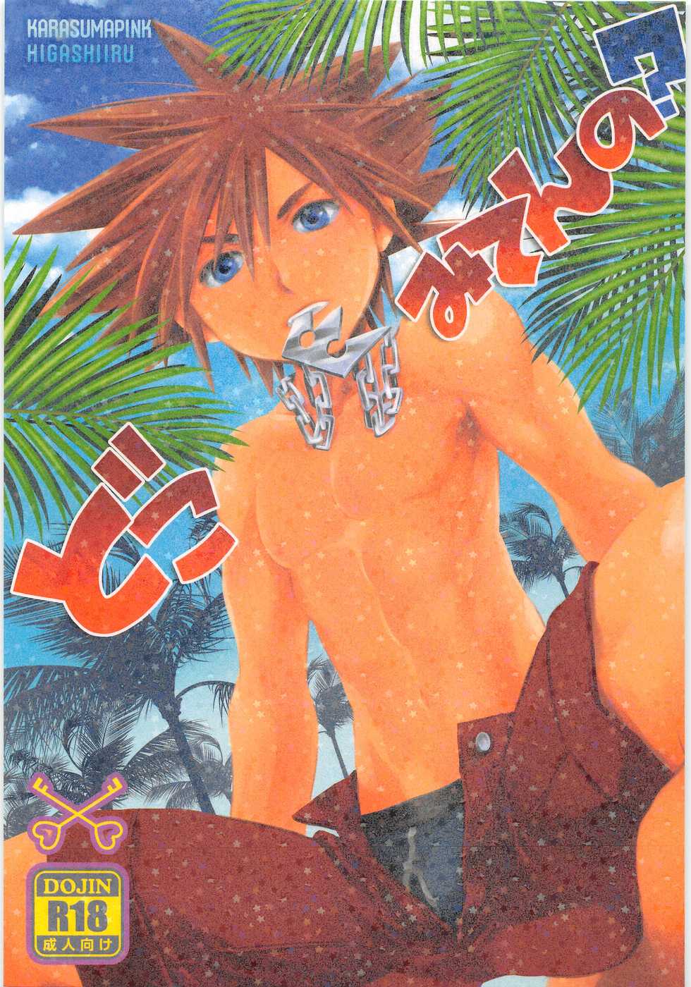 (C87) [Karasuma Pink Higashiiru (Karasuma Pink)] Doko Miten no? (Kingdom Hearts) - Page 1