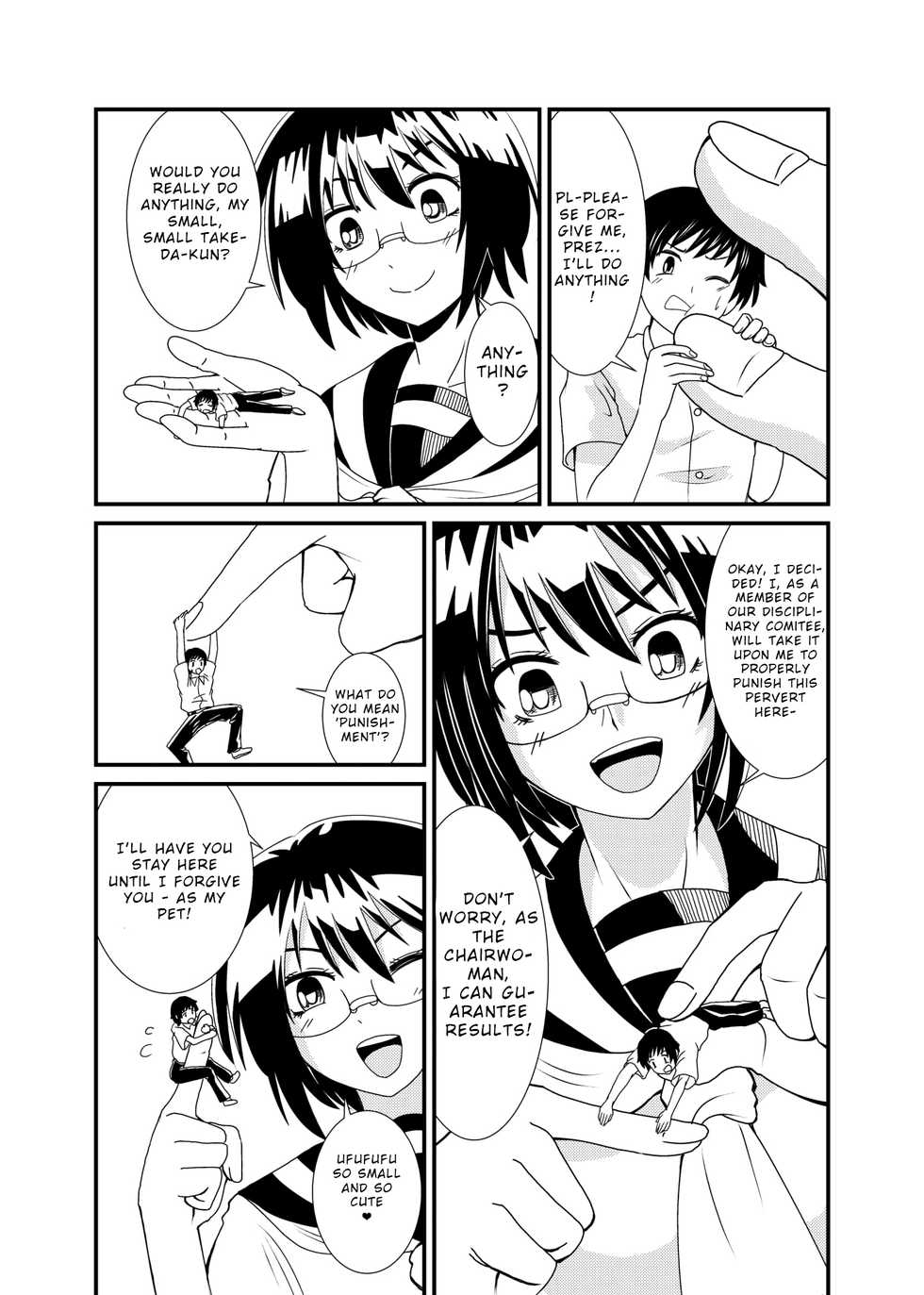 [Shivharu] Iinchou ni Oshioki Saretai | I Want to Be Punished By The Prez! [English] [schrecken121] - Page 19
