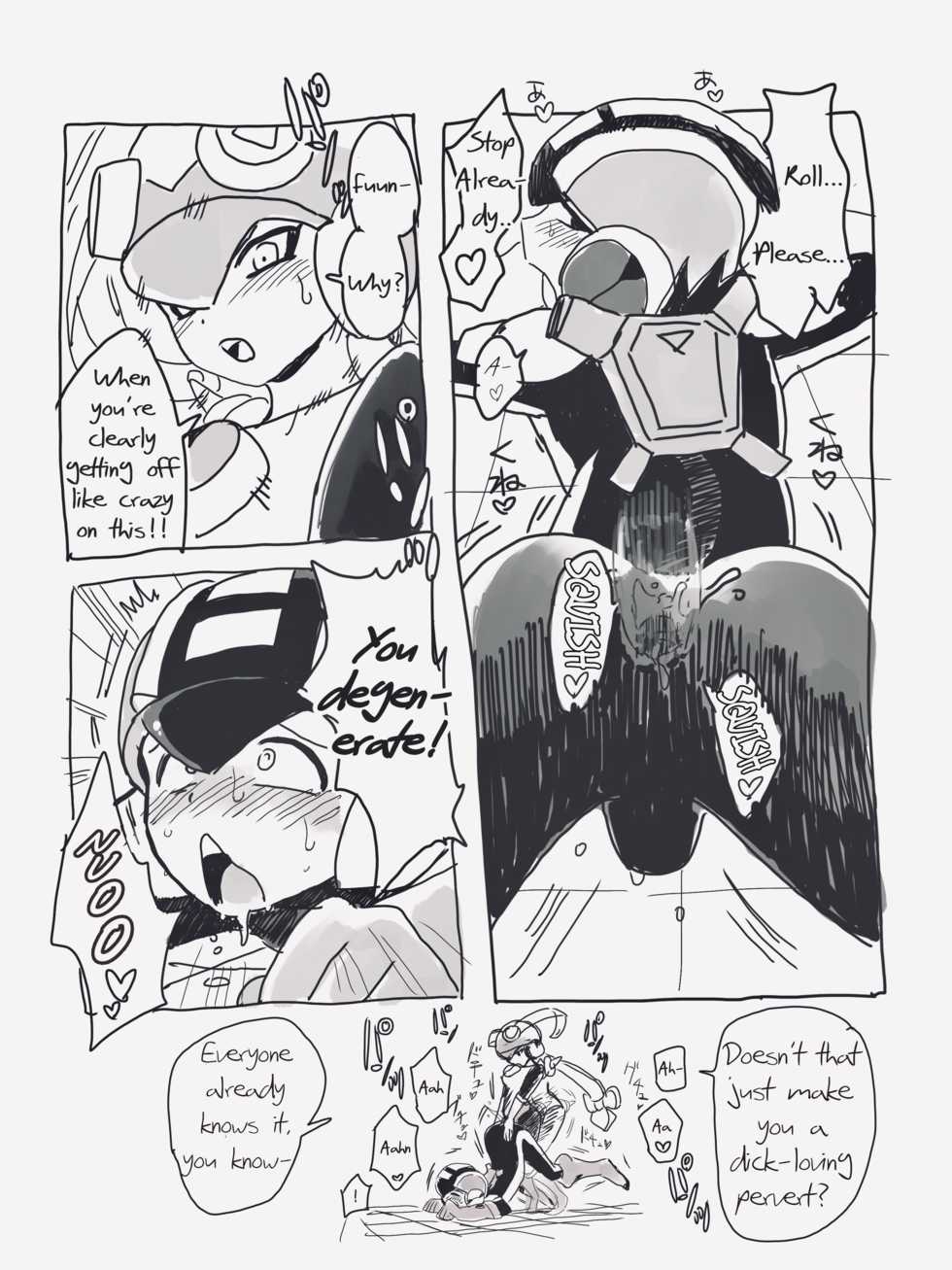 Exe Futanari Dark Roll chan x Rockman [English] - Page 5
