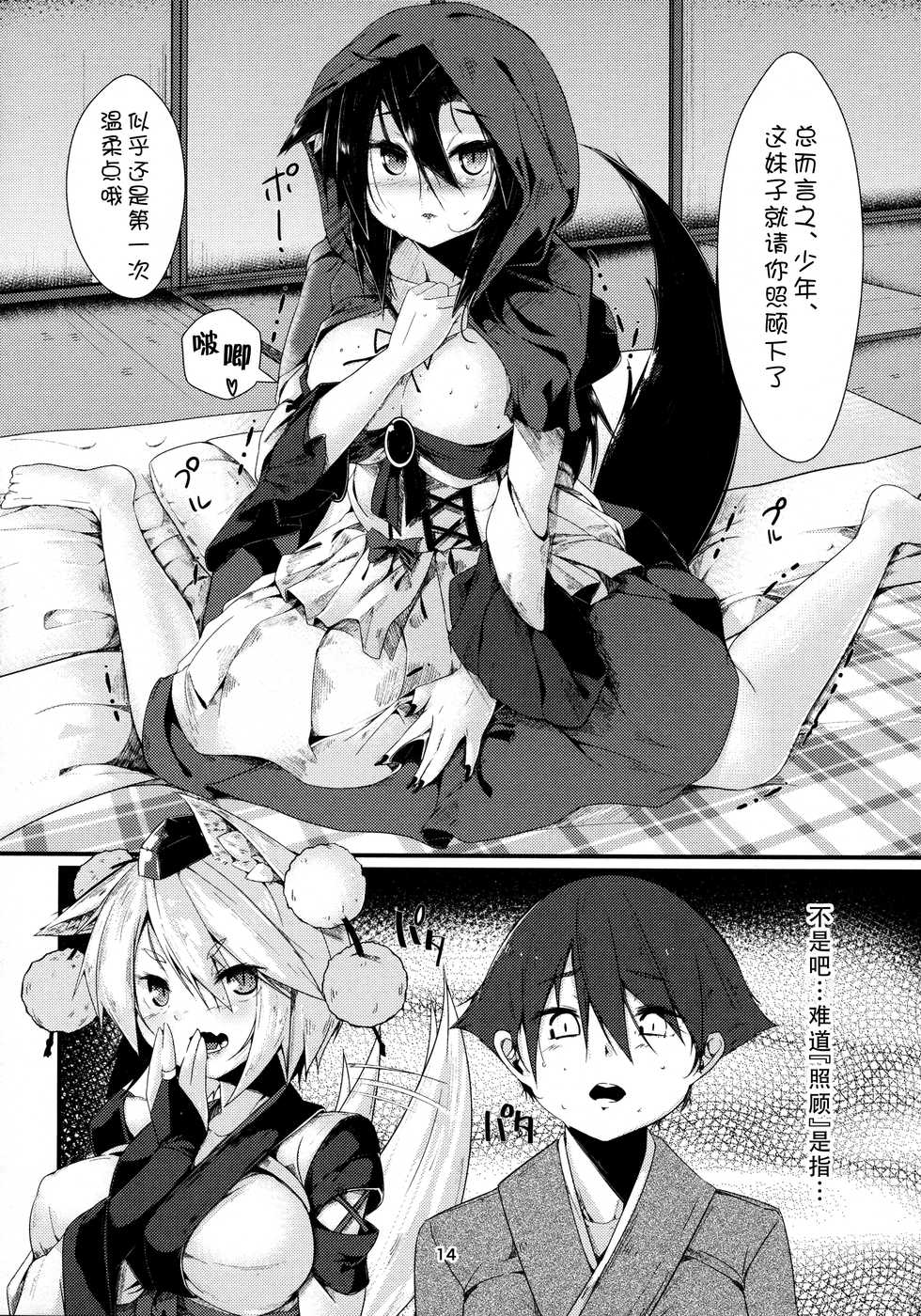 (Reitaisai 14) [Nanika no Heya (Hira)] Inu no Onee-chan no Hatsujou Nihikime (Touhou Project) [Chinese] [狗东西汉化组] - Page 14
