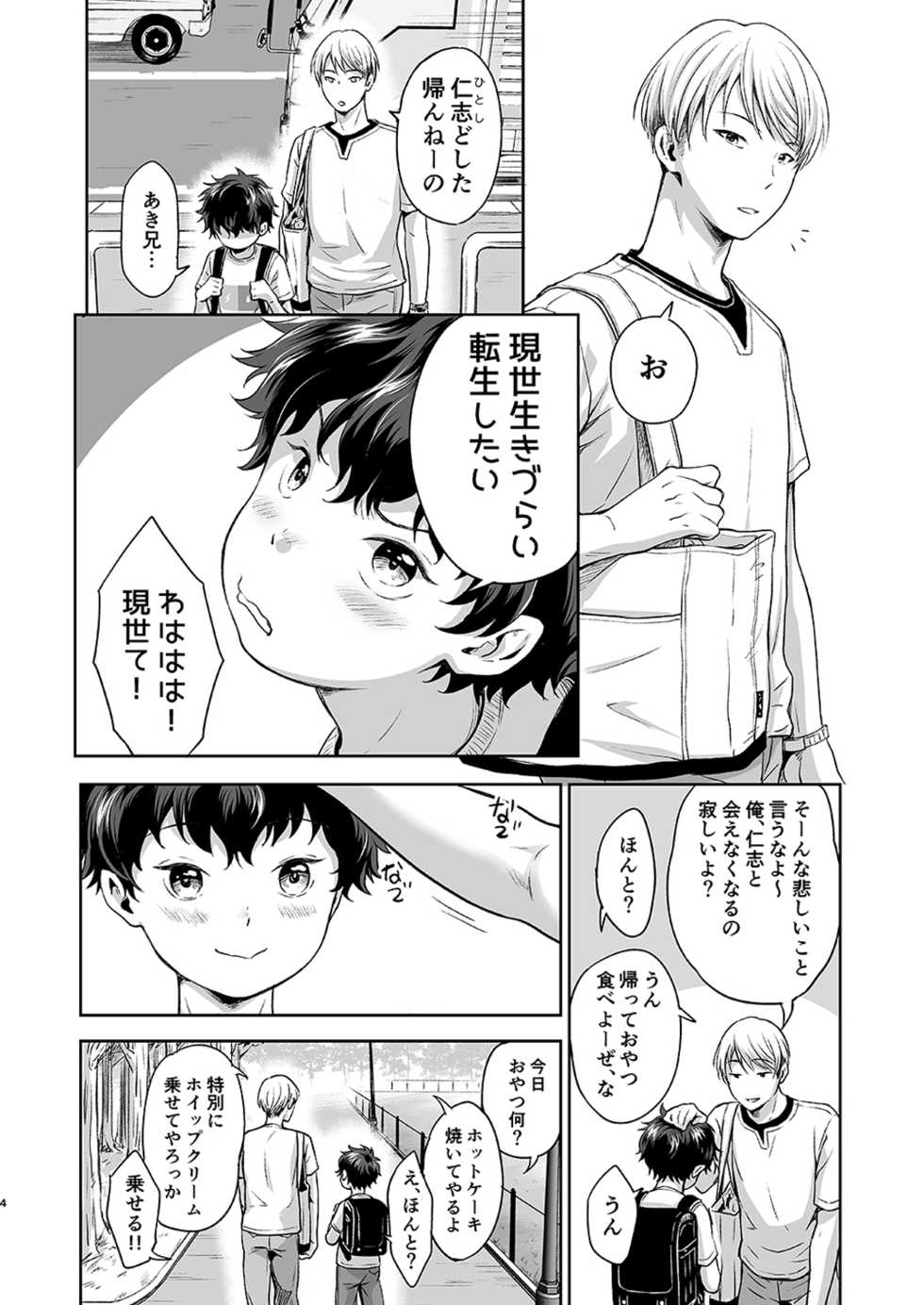 [withsoda (Kitaichi Naco)] Whipped Cream Brotherhood [Digital] - Page 4