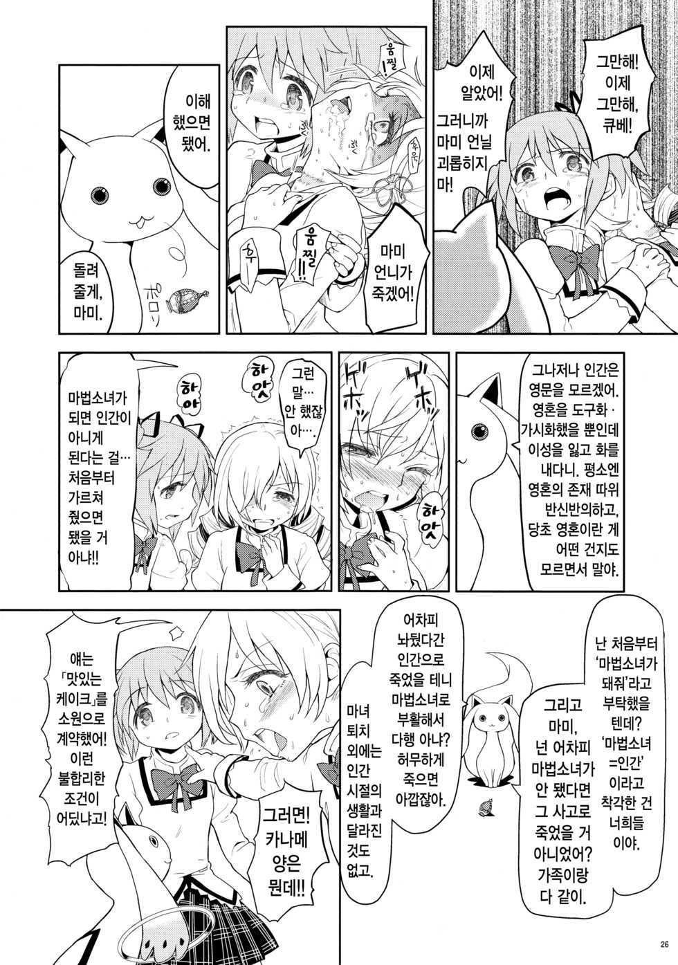 (Mou Nanimo Kowakunai3) [Nedaore (Ayane)] Kakoku Shoujo Eroku | 과혹소녀회록 (Puella Magi Madoka Magica) [Korean] - Page 28