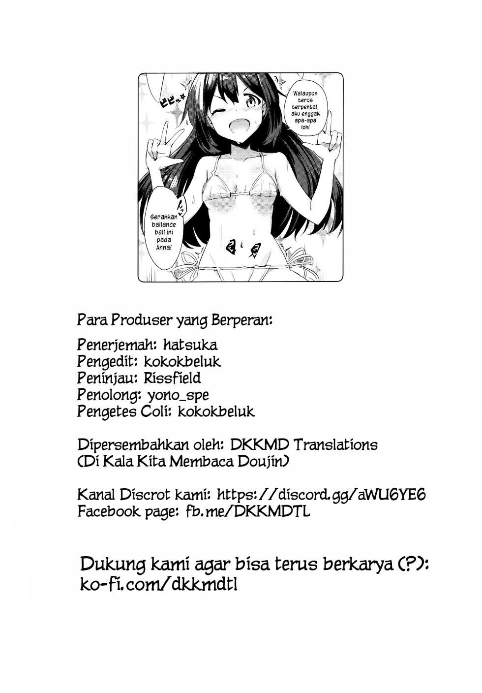 (C95) [Gekirou Director (Yoshika)] Off the Records (THE IDOLM@STER MILLION LIVE!) [Indonesian] [ DKKMD Translations] - Page 19