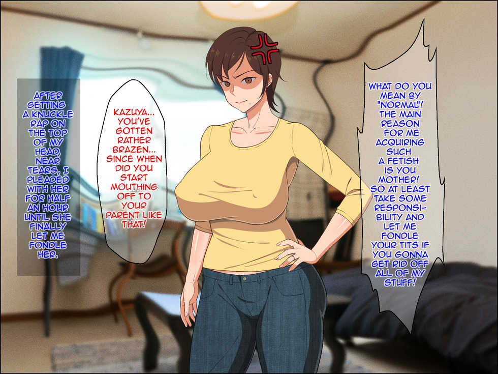 [Haruharutei] Okoru To Kowai Kaasan dakedo Aegigoe Wa Kawaii | My Mother is Scary when Angry but Her Moans Are so Cute[English][Amoskandy] - Page 8