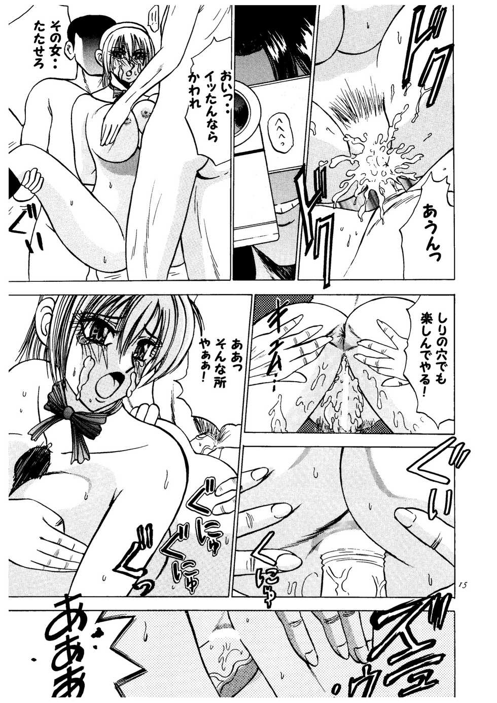 [Date wa Gorgeous ni (Ponzu)] Ayane hisou no oppai-hen (Dead or Alive) - Page 15