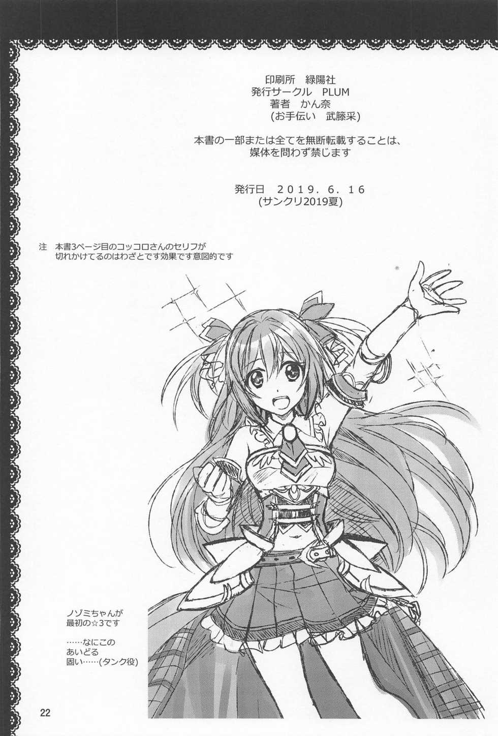 (SC2019 Summer) [PLUM (Kanna)] Aruji-sama ni Naisho no Memory Piece (Princess Connect! Re:Dive) - Page 21