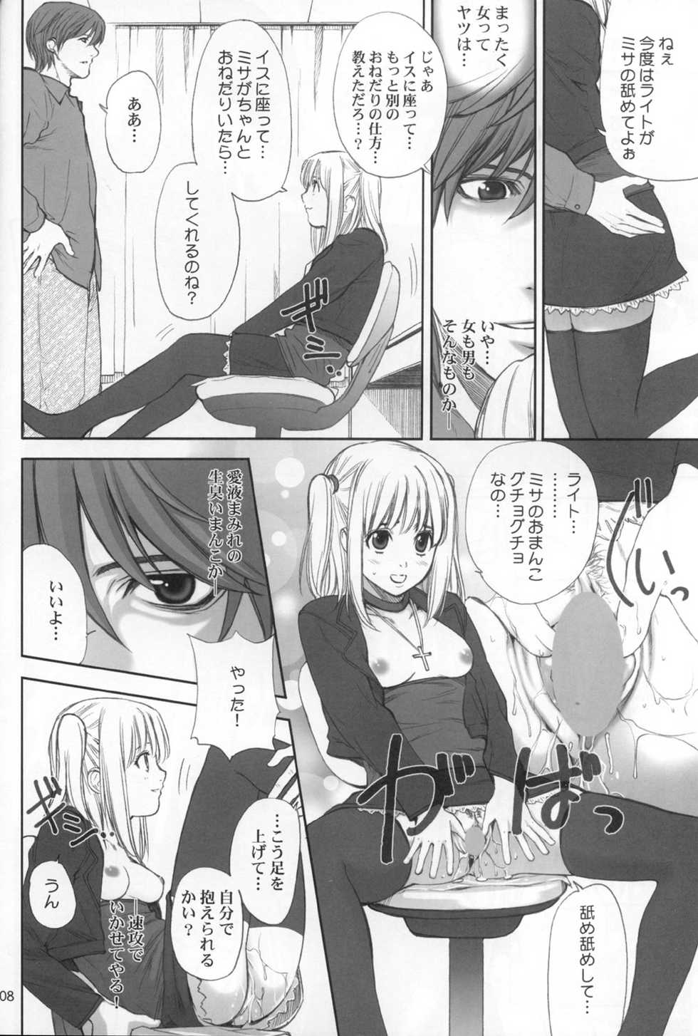 (C67) [UGEMAN (Ugeppa)] DECHU NOTE (Death Note) - Page 8