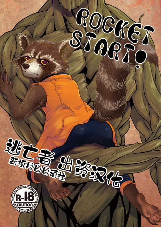 (Fur-st 8) [INK (Kreuz, Kandagawa Gufu)] ROCKET START! (Guardians of the Galaxy) [Chinese] [逃亡者x新桥月白日语社] - Page 1