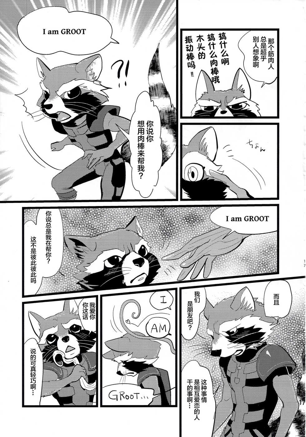 (Fur-st 8) [INK (Kreuz, Kandagawa Gufu)] ROCKET START! (Guardians of the Galaxy) [Chinese] [逃亡者x新桥月白日语社] - Page 17